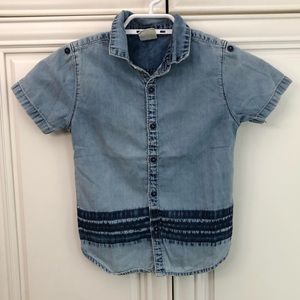 AJIO boys s/s button shirt